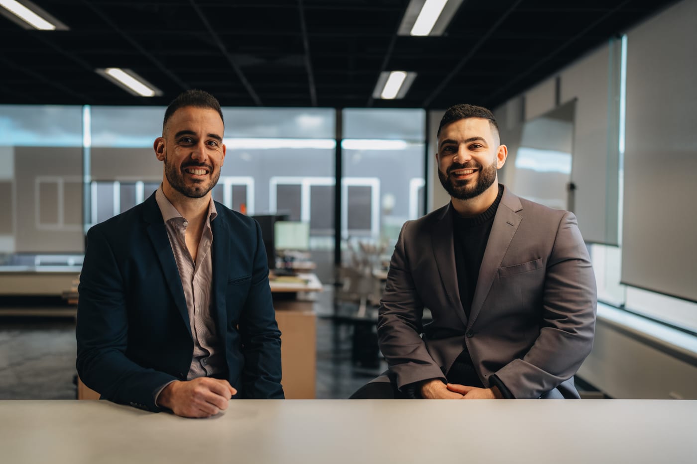 Brokerage & Co brokers in the office